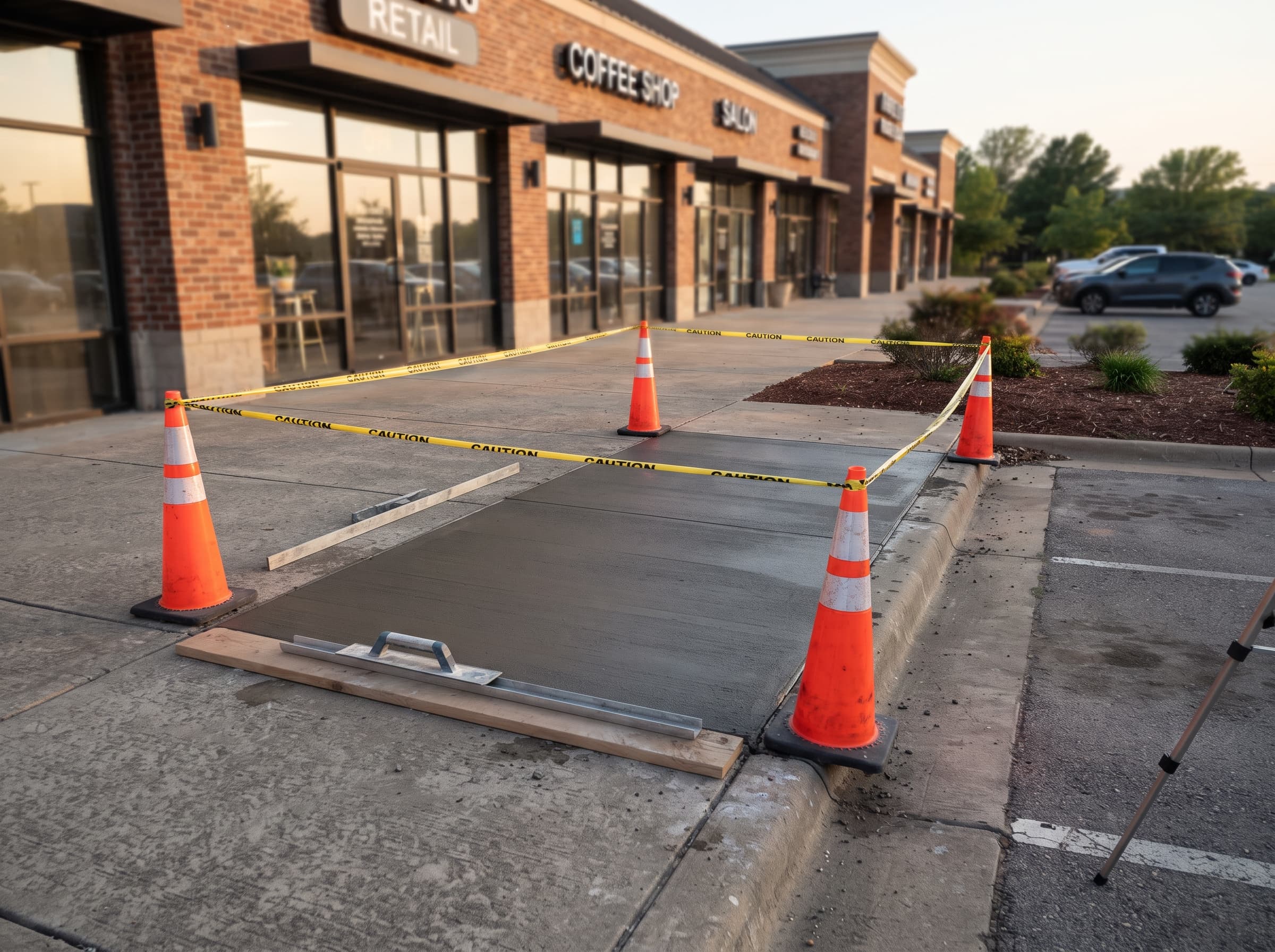 Commercial concrete section replacement